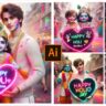 Lord krishna bing ai Holi 5 prompt