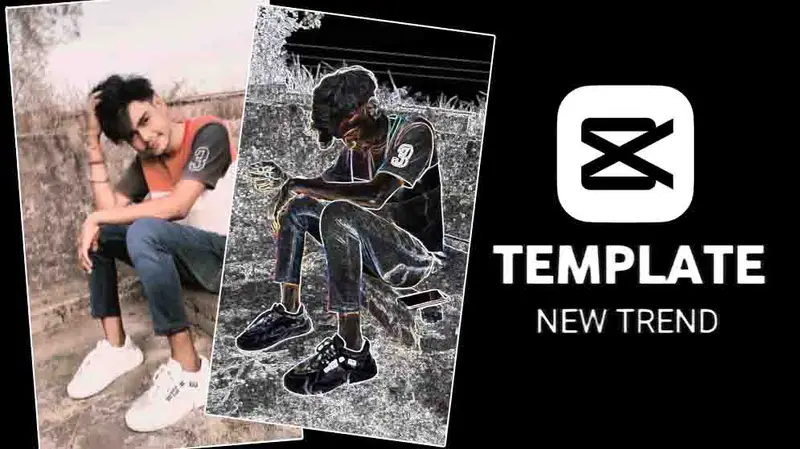 Instagram Trending Black Effect Capcut Template