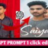 saiyaara movie chatgpt photo editing prompt