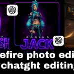 chatgpt Free fire 🔥 photo editing just 1 click me